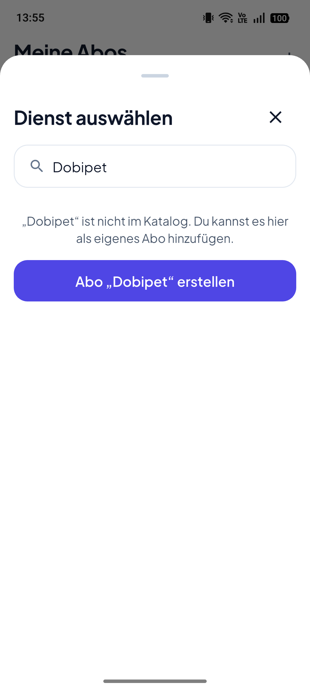 Nicht gefunden? Einfach hinzufügen.