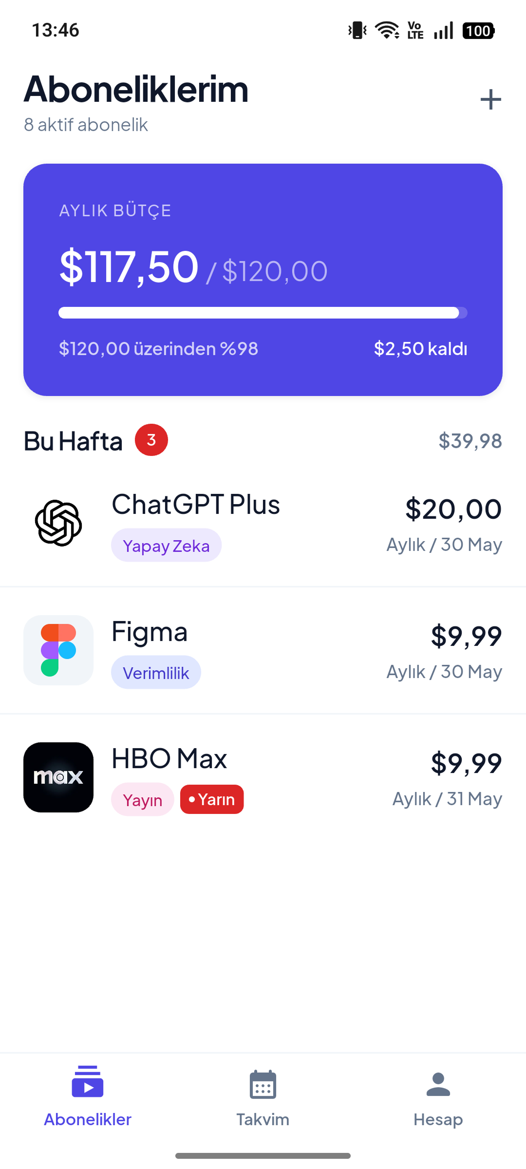 Revuno — Aboneliklerini gör. Bütçeni koru.