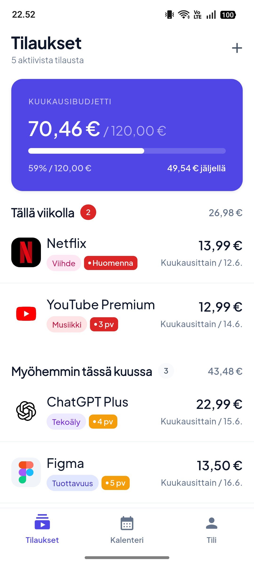 Revuno — Tilausten hallinta. Ilman unohtuneita veloituksia.